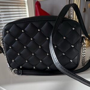 Rebecca Minkoff black and silver studded bag